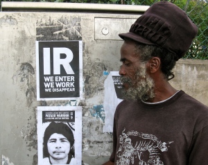 IR Galdino posters in Kingston ,Jamaica